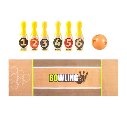 harayaa Bowling-Set für, Bowlingbahn-Spiel, lustige Hand-Augen-Koordination, Indoor-/Outdoor-Sport für im Alter von 3–6 Jahren, Partygeschenke harayaa Bowling-Set für, Bowlingbahn-Spiel, lustige Hand-Augen-Koordination, Indoor-/Outdoor-Sport für im Alter von 3–6 Jahren, Partygeschenke von harayaa