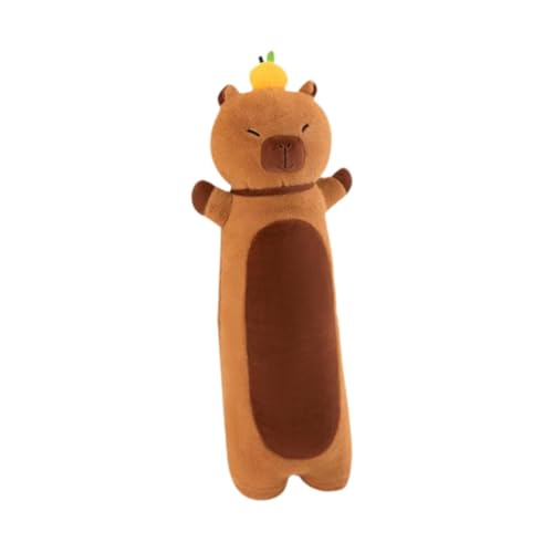 harayaa Capybara, Capybara Plüschspielzeug, Kinderschlafzimmerdekoration, Süße Und Niedliche Plüsch Capybara Puppe, Langes Kissen, 130 cm von harayaa