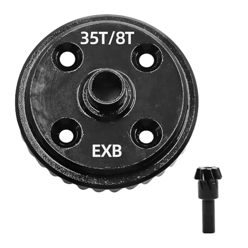 harayaa Differentialgetriebe 35T und 8T aus legiertem, Ersatzteilversorgung, Hochleistungs-RC-Auto-Kegelrad, für 1/7 von harayaa