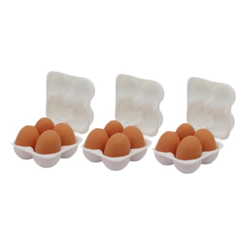 harayaa Dollhouse Miniature Ei Tablett 12pcs Eier 1:12 DIY Model Geschenk Ei Storage Box Mini Kids, Weiß harayaa Dollhouse Miniature Ei Tablett 12pcs Eier 1:12 DIY Model Geschenk Ei Storage Box Mini Kids, Weiß von harayaa