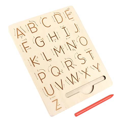 harayaa Doppelseitiges Übungsbrett Zum Vorschul Lernen von Handschriftübungen mit Bleistift Alphabet Zeichenbrett Aus Holz für 3 Jährige Kleinkinder harayaa Doppelseitiges Übungsbrett Zum Vorschul Lernen von Handschriftübungen mit Bleistift Alphabet Zeichenbrett Aus Holz für 3 Jährige Kleinkinder von harayaa