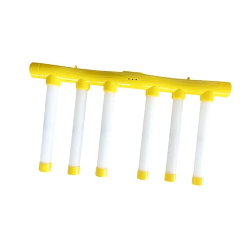 harayaa Drop Sticks Spiele Reaktionstraining Spielzeug Early Education Toy, Spaß, Hand Herausforderung Spiel, Handaugenkoordination für Erwachsene Kinder, Gelb von harayaa