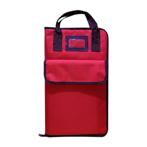 harayaa Drumstick Haltertasche mit Tragegriff, Ideal für Alle Fähigkeitsstufen, Rot harayaa Drumstick Haltertasche mit Tragegriff, Ideal für Alle Fähigkeitsstufen, Rot von harayaa
