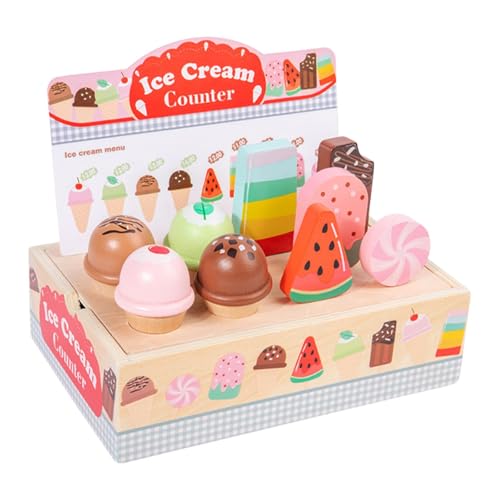 harayaa Eisstand für Kinder, Eisdielen-Spiele, Rollenspiel-Essensspielzeug, Küchenzubehör-Spielset für Kinder ab 3 Jahren, Geburtstagsgeschenke harayaa Eisstand für Kinder, Eisdielen-Spiele, Rollenspiel-Essensspielzeug, Küchenzubehör-Spielset für Kinder ab 3 Jahren, Geburtstagsgeschenke von harayaa