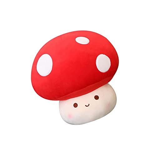 harayaa Entzückendes Pilz Plüschtier, Lustige Sammlung, Puppenspielzeug, Geschenk, Sofakissen für Partybevorzugungen, Schlafzimmer, Neujahr, Kinde, Rot 23cm harayaa Entzückendes Pilz Plüschtier, Lustige Sammlung, Puppenspielzeug, Geschenk, Sofakissen für Partybevorzugungen, Schlafzimmer, Neujahr, Kinde, Rot 23cm von harayaa