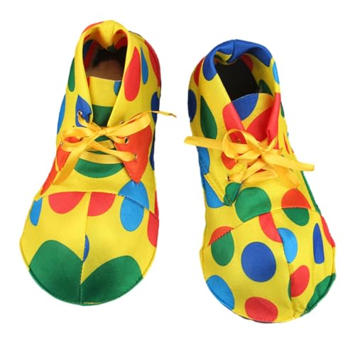 harayaa 1 Paar Erwachsene Clownschuhe, Clownschuh-Überzüge, Clown Kostüm Schuhe Zubehör Requisiten für Karneval, Fasching, Fastnacht, Halloween, Mottoparty, Zirkus, Weihnachten, D harayaa 1 Paar Erwachsene Clownschuhe, Clownschuh-Überzüge, Clown Kostüm Schuhe Zubehör Requisiten für Karneval, Fasching, Fastnacht, Halloween, Mottoparty, Zirkus, Weihnachten, D von harayaa