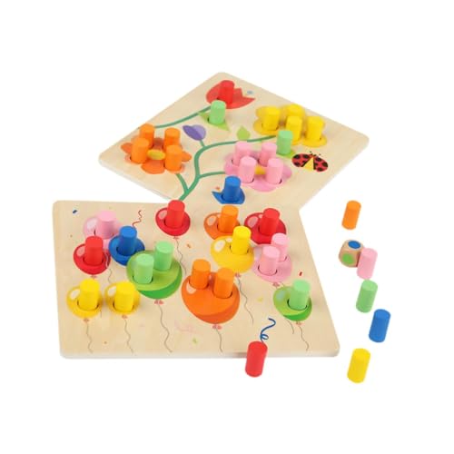 harayaa Farbsortierblöcke passen und zählen Spielzeugentwicklung Arithmetische Spiele Farben Anerkennung Bildung für Kindergeschenk von harayaa