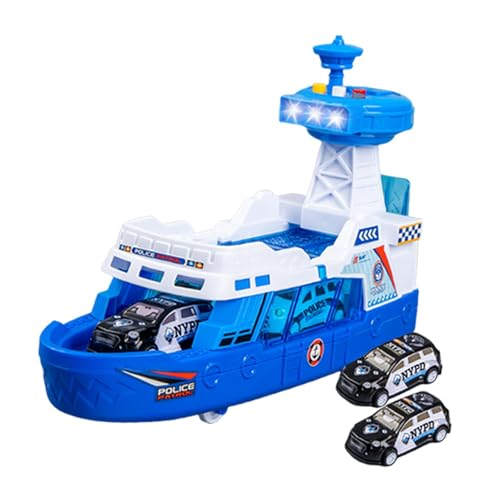 harayaa Feuerboot Modell mit Licht Und Ton für Schreibtisch Dekoration, Blau von harayaa
