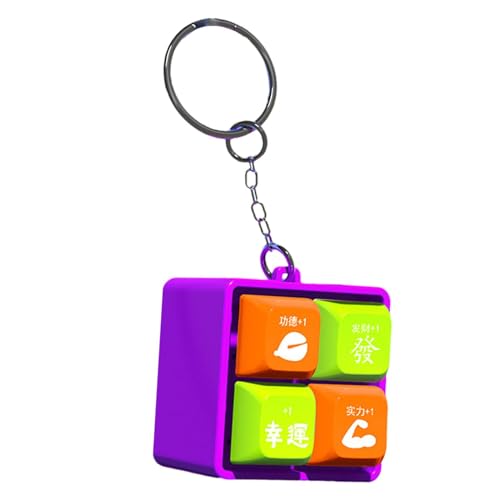 harayaa -Fidget, Finger--Spielzeug, schöner hängender Fidget-Button-Schlüsselanhänger-Halter für Handtasche, Tragetasche, von harayaa