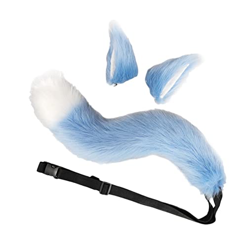 harayaa Fuchsohren Und für Unisex Katzenohr Haarspange für Prom Performance, Blau von harayaa