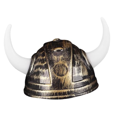 harayaa Gehörnter Hut, Piratenhut, antiker römischer Ritterhut, Samurai-Hut für Fußballparty, Stil A von harayaa