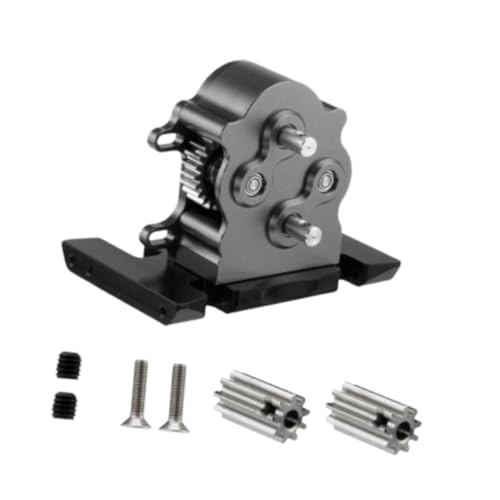 harayaa Getriebegetriebe RC Crawler Multipurpose Sturdy 1/10 RC LCG -Getriebegetriebe für Fernbedienung Fahrzeug Ersatzteile, Schwarz von harayaa