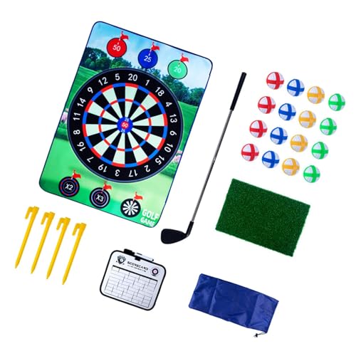 harayaa Golfspielset für Kinder mit Golfmatte Und Spielzubehör für 4 bis 8 Jahre, Ziel von harayaa