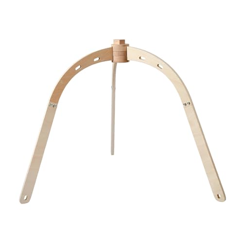 harayaa Gym Rassel Spielzeug Faltbare Zimmer Dekor Holz Halter Mobile für Neugeborene 0 36 Monate von harayaa