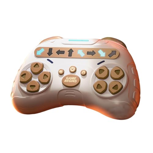 harayaa Handheld Rhythmus Tanz, Schnelles Push Spiel, Fidget Pädagogisches Sensorisches Spielzeug, Schnelles Push Spiel für Partygeschenke für Kinder Und, Braun von harayaa