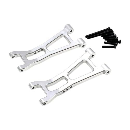 harayaa Heck Unterarm Aluminium Ersatzteile RC Schwungarm Set für 16207 16208 1:16 RC -Auto Skala, Argent von harayaa