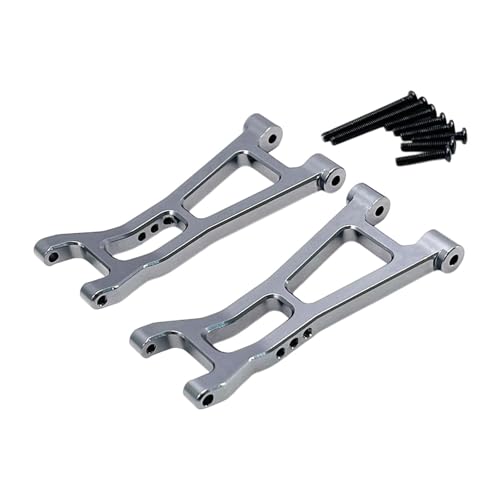 harayaa Heck Unterarm Aluminium Ersatzteile RC Schwungarm Set für 16207 16208 1:16 RC -Auto Skala, Titanfarbe von harayaa