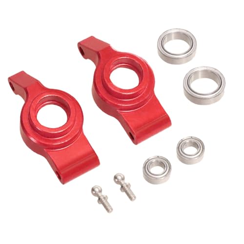 harayaa Hinterradsitze RC Auto Lenkkomponente 1/18 Metall RC Lenkteil für Hobby, Rot harayaa Hinterradsitze RC Auto Lenkkomponente 1/18 Metall RC Lenkteil für Hobby, Rot von harayaa
