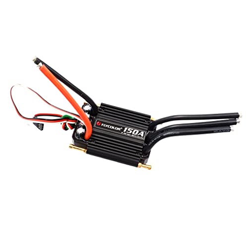 harayaa Hochleistungs-Brushless ESC 150A für RC Boote und Hubschrauber von harayaa
