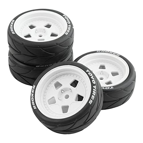harayaa Hochwertige Ersatzreifen für 1/10 RC Fahrzeuge - Robuste Reifen für Hobby Auto LKW von harayaa