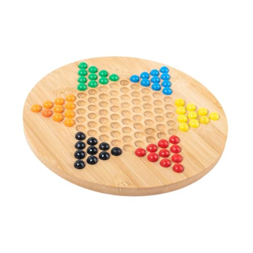 harayaa Hölzernes Chinesisches Damespiel, Handgefertigt, mit Aufbewahrungstasche, für Partys, Klassisches Strategiespiel harayaa Hölzernes Chinesisches Damespiel, Handgefertigt, mit Aufbewahrungstasche, für Partys, Klassisches Strategiespiel von harayaa