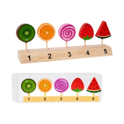 harayaa Hölzernes Lebensmittelspielzeug für Kinder, realistisches Küchenzubehör, Spielset für Mädchen und Jungen, Lutscher harayaa Hölzernes Lebensmittelspielzeug für Kinder, realistisches Küchenzubehör, Spielset für Mädchen und Jungen, Lutscher von harayaa