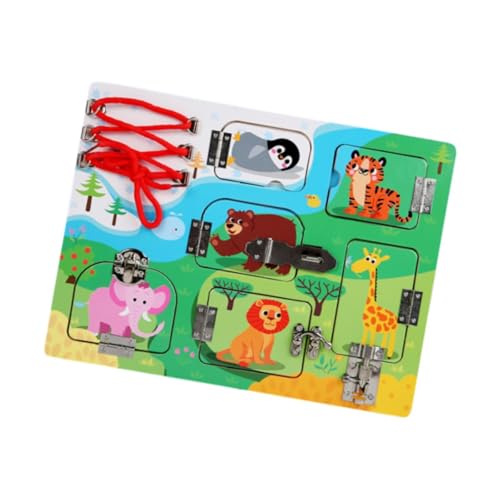 harayaa Holz Arbeitsbrett, Sensorisches Aktivitätsbrett, Feine Motorische Fähigkeiten, Sensorisches Holzspielzeug, Spielzeug für Kinder Im Alter Vo, Tier harayaa Holz Arbeitsbrett, Sensorisches Aktivitätsbrett, Feine Motorische Fähigkeiten, Sensorisches Holzspielzeug, Spielzeug für Kinder Im Alter Vo, Tier von harayaa
