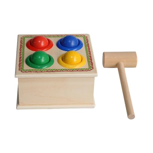 harayaa Holz-Pounding-Bank-Pound-Ball-Spielzeug, frühes Lernspielzeug, Baby-Werkbank, Montessori-Spielzeug für Jungen und Mädchen im Alter von 3 4 5 6 Jahren von harayaa