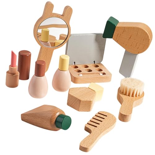 harayaa Holzspielspielzeug Set für Kinder, Teeparty Set, Spielzeug, Farblich Passendes Rollenspiel, Holz Make Up Sets, Babyspielzeug Set für Kinder, Schminkset harayaa Holzspielspielzeug Set für Kinder, Teeparty Set, Spielzeug, Farblich Passendes Rollenspiel, Holz Make Up Sets, Babyspielzeug Set für Kinder, Schminkset von harayaa