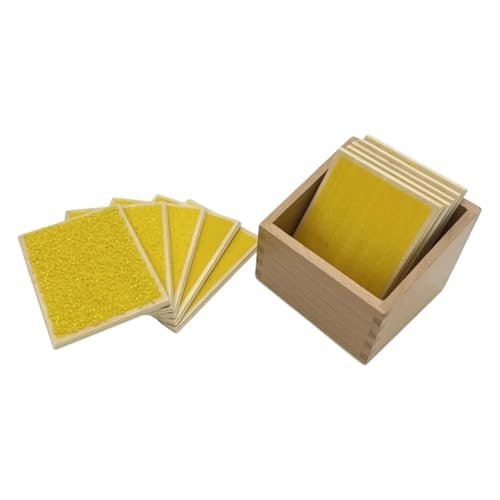 harayaa Holzspielzeug Berührungsbrett für Kinder, Taktiles Lernspiel, 10 Stück harayaa Holzspielzeug Berührungsbrett für Kinder, Taktiles Lernspiel, 10 Stück von harayaa