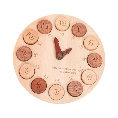 harayaa Holzunterrichtsuhr Kognitive Matching Spiel Uhr Frühes Lernen Kinder Zahlen Puzzle für Im Alter von 3 4 5 Jahre Alt harayaa Holzunterrichtsuhr Kognitive Matching Spiel Uhr Frühes Lernen Kinder Zahlen Puzzle für Im Alter von 3 4 5 Jahre Alt von harayaa