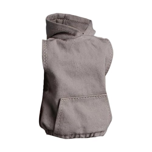 harayaa Hoodie-Modell im Maßstab 1/12, Kleidung für Actionfiguren, Puppenspielzeugmodell, für 6 Zoll große männliche Actionfiguren zum Sammeln, Grau von harayaa