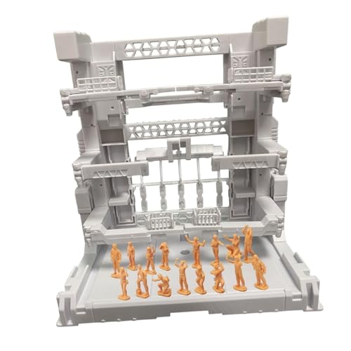 harayaa Ineinander greifende Display-Basis, Baufiguren, Modellbau-Werkzeuge, Heimdekoration, DIY-Modellbausatz, Ausstellungsstand, Weiß, 16.5 X 11.5 X 16.5 von harayaa