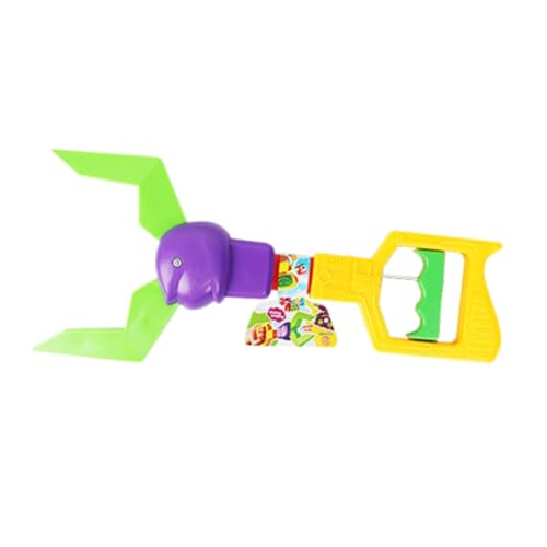 harayaa Interaktiver Spielzeuggreifer, Greifspielzeug mit Roboterarm, Greifwerkzeug Zum Aufsammeln von Müll, Handklemmenspielzeug, Roboterhand für Strandspiel, Grün Violett von harayaa