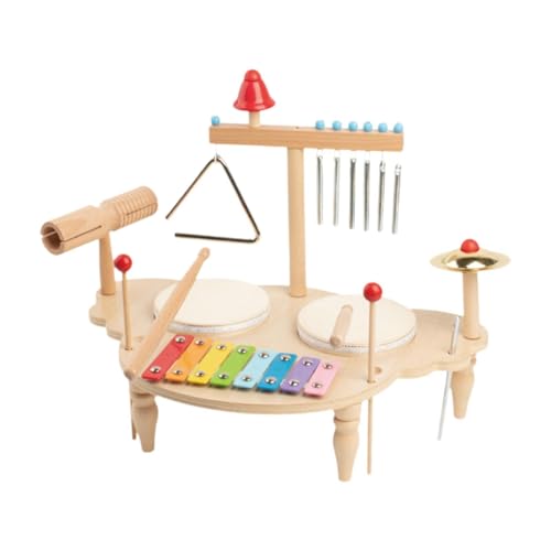 harayaa Kinder Schlagzeug Set Aus Holz, Musikinstrumente, Xylophon, Musiktisch, Perkussion harayaa Kinder Schlagzeug Set Aus Holz, Musikinstrumente, Xylophon, Musiktisch, Perkussion von harayaa