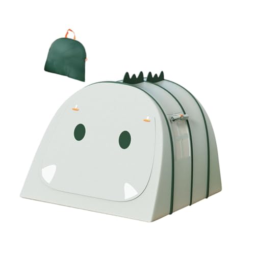 harayaa Kinderspiele Zelt, Indoor -Spielhauszelt im Freien mit Tasche mit Fenster für Spielcampingspiele, Grün 132x102x82cm von harayaa