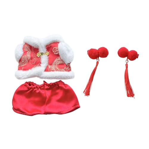 harayaa Kleidung für Puppen mit Einer Größe von 17 cm, Tang Anzug, Puppenzubehör, mit Haarnadel harayaa Kleidung für Puppen mit Einer Größe von 17 cm, Tang Anzug, Puppenzubehör, mit Haarnadel von harayaa