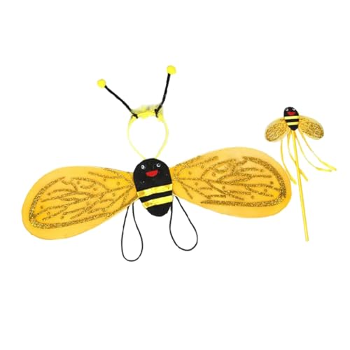 harayaa Kostüm für Mädchen Und Kinder, Bienenflügel Stirnband harayaa Kostüm für Mädchen Und Kinder, Bienenflügel Stirnband von harayaa