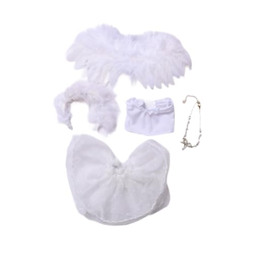 harayaa Kostümzubehör mit Engel Flügel und Halskette für 15-17 cm Puppen, Geburtstagsgeschenke harayaa Kostümzubehör mit Engel Flügel und Halskette für 15-17 cm Puppen, Geburtstagsgeschenke von harayaa