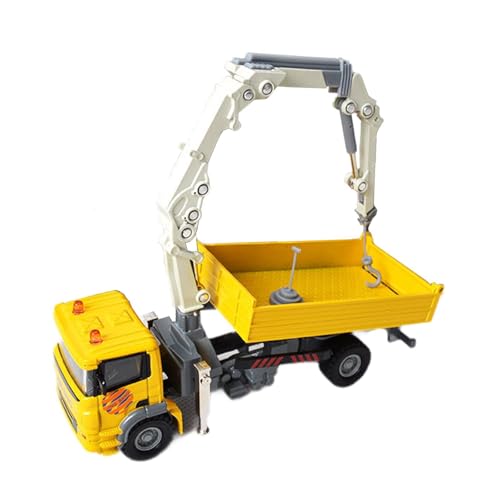 harayaa Kran-LKW-Spielzeug, BAU-LKW-Spielzeug für Jungen ab 3 Jahren, technisches Auto, Flexibles Kranmodell, technisches Fahrzeugmodell, Gelb harayaa Kran-LKW-Spielzeug, BAU-LKW-Spielzeug für Jungen ab 3 Jahren, technisches Auto, Flexibles Kranmodell, technisches Fahrzeugmodell, Gelb von harayaa