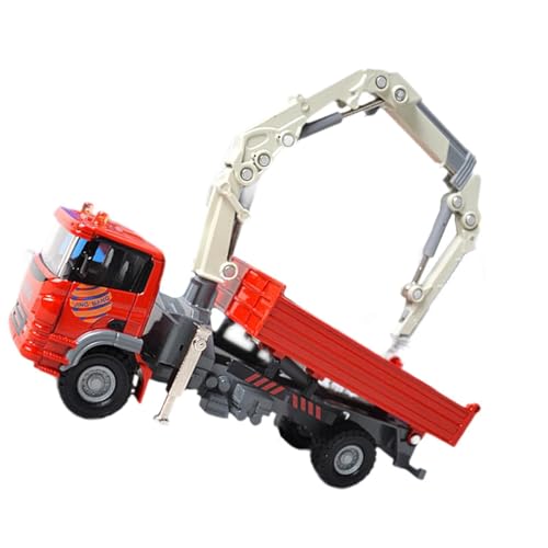 harayaa Kran-LKW-Spielzeug, BAU-LKW-Spielzeug für Jungen ab 3 Jahren, technisches Auto, Flexibles Kranmodell, technisches Fahrzeugmodell, Rot harayaa Kran-LKW-Spielzeug, BAU-LKW-Spielzeug für Jungen ab 3 Jahren, technisches Auto, Flexibles Kranmodell, technisches Fahrzeugmodell, Rot von harayaa