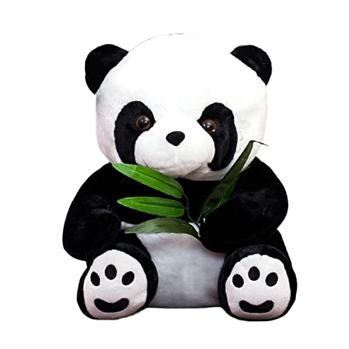harayaa Kuscheltier Sitzender Panda Plüschpuppe Kissen Großer Wohnzimmer Bequemer Begleiter, 20 cm von harayaa