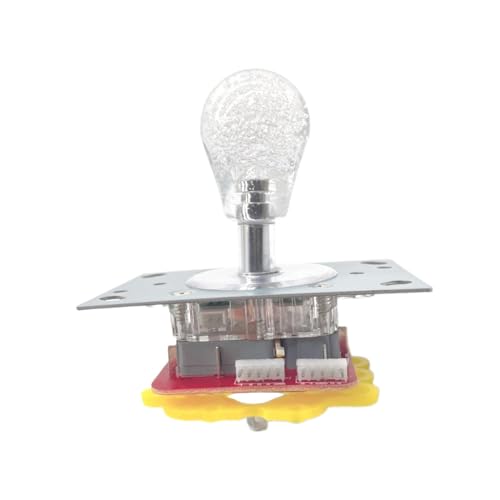 harayaa LED Arcade beleuchteter Joystick mit kurzem Schaft, umschaltbarer Joystick für Arcade-Spielautomaten von harayaa