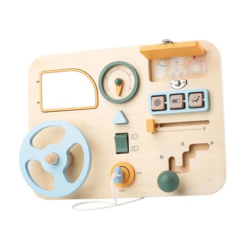 harayaa Lenkrad Spielzeug, Interaktives Werkzeug, Geschenke Aus Holz, Motorik Spielzeug, Beschäftigtes Brett, Spielzeug für Kinder, Rollenspiele, Fahrspielzeu harayaa Lenkrad Spielzeug, Interaktives Werkzeug, Geschenke Aus Holz, Motorik Spielzeug, Beschäftigtes Brett, Spielzeug für Kinder, Rollenspiele, Fahrspielzeu von harayaa