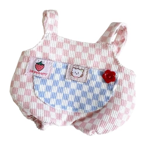 harayaa Mädchen Puppenoverall Kostüme, DIY Puppenspielzeug, Stilvolle Plüschpuppen Hosenträgerhose, Puppenkleidung für 20 cm Puppen, Blau harayaa Mädchen Puppenoverall Kostüme, DIY Puppenspielzeug, Stilvolle Plüschpuppen Hosenträgerhose, Puppenkleidung für 20 cm Puppen, Blau von harayaa