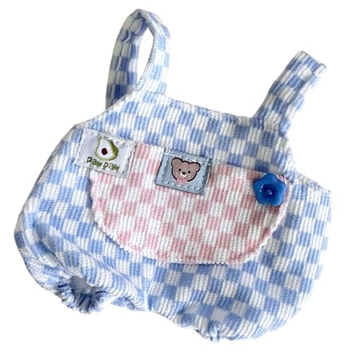 harayaa Mädchen Puppenoverall Kostüme, DIY Puppenspielzeug, Stilvolle Plüschpuppen Hosenträgerhose, Puppenkleidung für 20 cm Puppen, Rosa harayaa Mädchen Puppenoverall Kostüme, DIY Puppenspielzeug, Stilvolle Plüschpuppen Hosenträgerhose, Puppenkleidung für 20 cm Puppen, Rosa von harayaa
