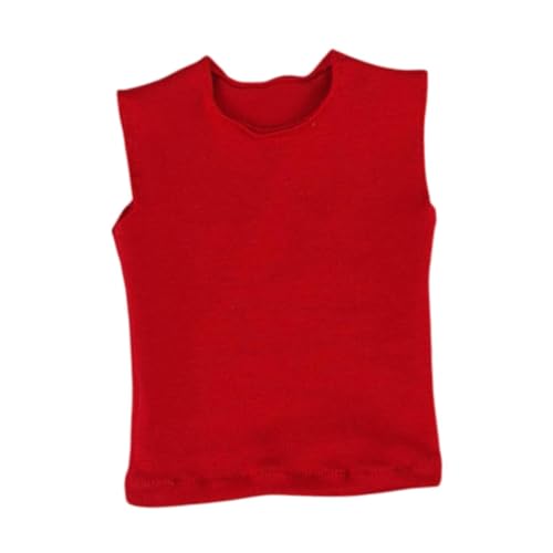 harayaa Männliche Figur T-Shirt ärmellose Weste, 1/6 Mode Kurzarm, Mini-Puppenkleidung, fürfür 12" männliche Actionfiguren ACCS, Dress up, Rot harayaa Männliche Figur T-Shirt ärmellose Weste, 1/6 Mode Kurzarm, Mini-Puppenkleidung, fürfür 12" männliche Actionfiguren ACCS, Dress up, Rot von harayaa