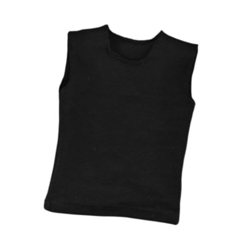 harayaa Männliche Figur T-Shirt ärmellose Weste, 1/6 Mode Kurzarm, Mini-Puppenkleidung, fürfür 12" männliche Actionfiguren ACCS, Dress up, Schwarz harayaa Männliche Figur T-Shirt ärmellose Weste, 1/6 Mode Kurzarm, Mini-Puppenkleidung, fürfür 12" männliche Actionfiguren ACCS, Dress up, Schwarz von harayaa