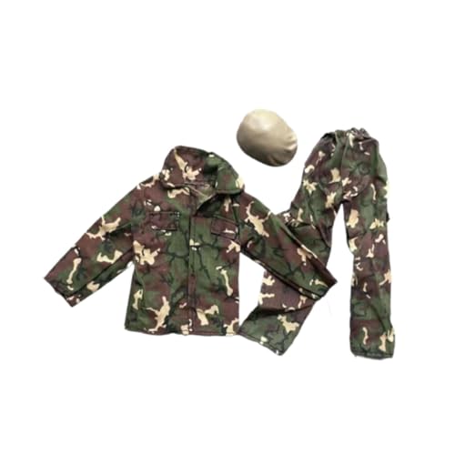 harayaa Männlicher Uniformanzug Im Maßstab 1:6 mit Hut, Cosplay Dekoration, Kindergeschenke, DIY Puppenkleidung, Outfit, Kostüm für 12 Zoll Actionfiguren von harayaa