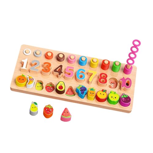 harayaa Mathematikformblöcke Holzspielzeug für Kinder im Vorschulalter, Style A harayaa Mathematikformblöcke Holzspielzeug für Kinder im Vorschulalter, Style A von harayaa